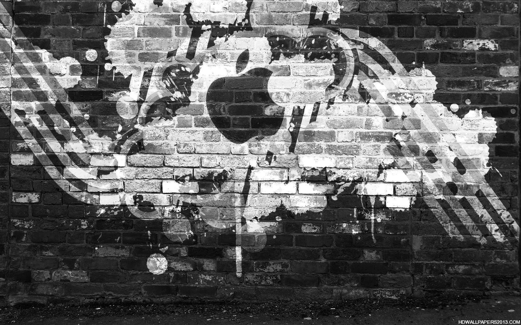 Apple Tag Graffiti Wallpaper. High Definition Wallpaper, High