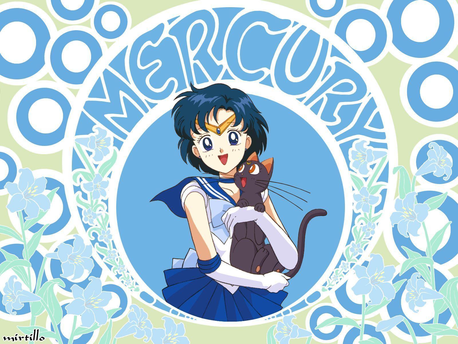 Ami and Luna Mercury Wallpaper