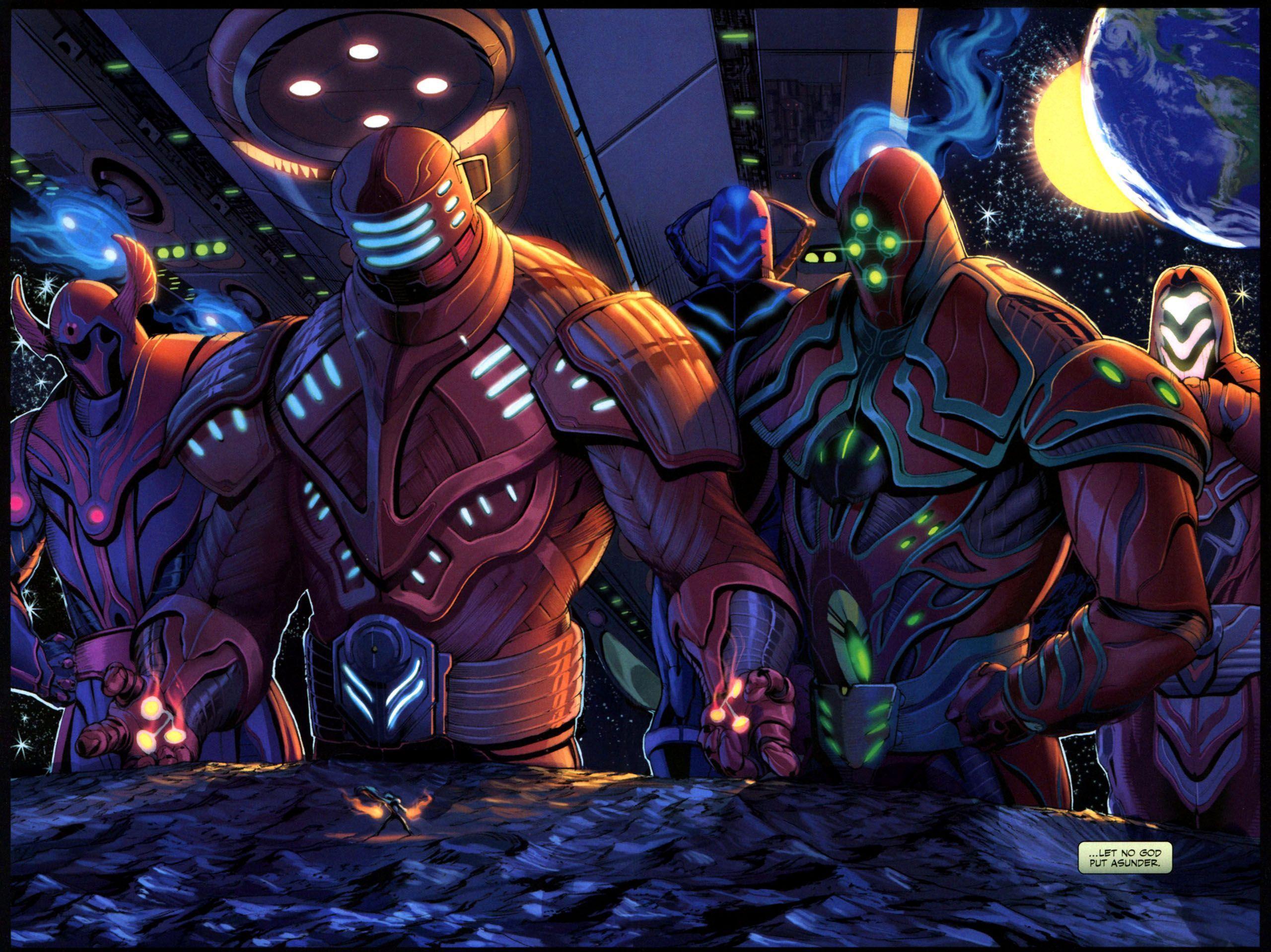 Dr Doom Vs. Celestials Computer Wallpaper, Desktop Background
