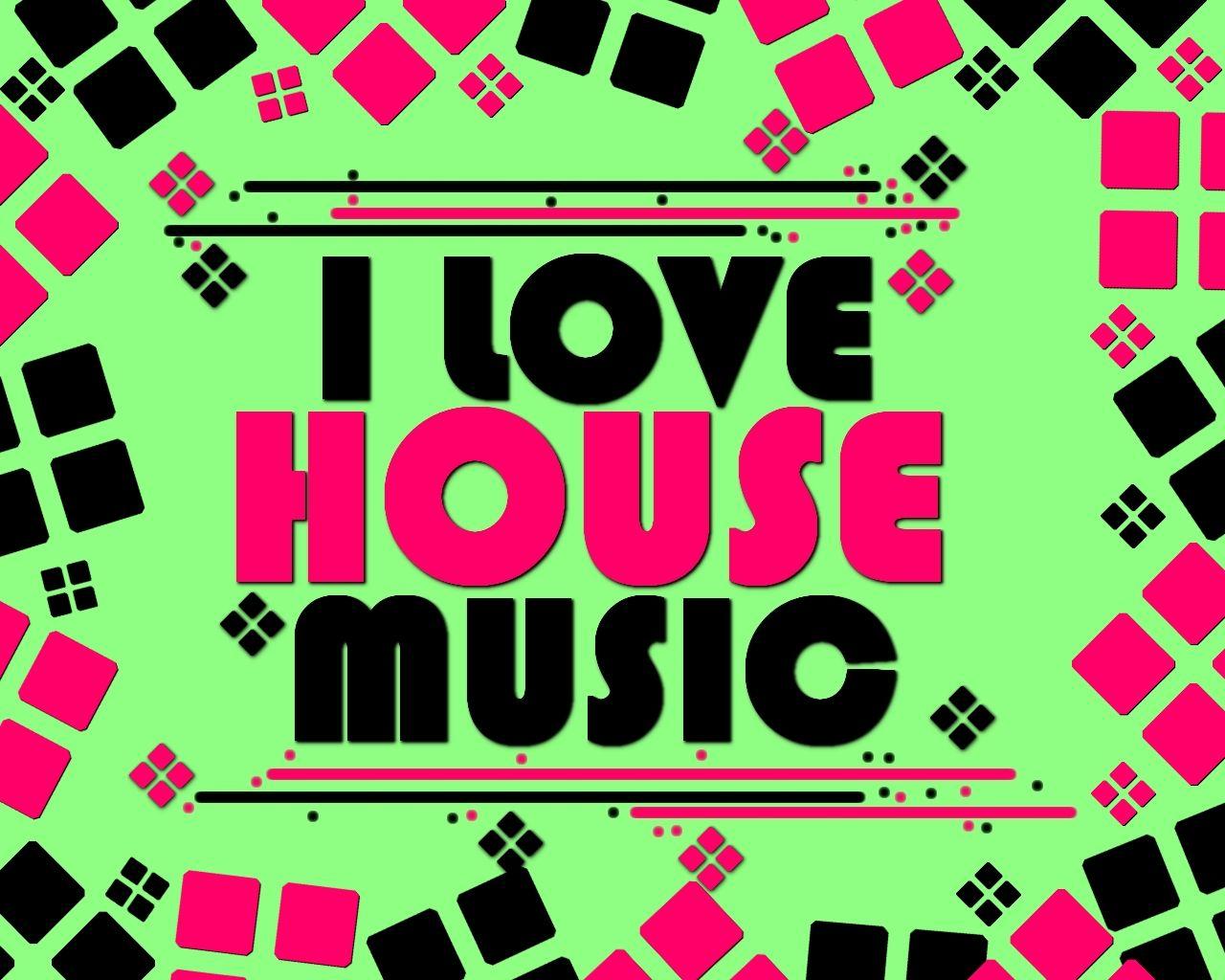 I Love House Music Logo