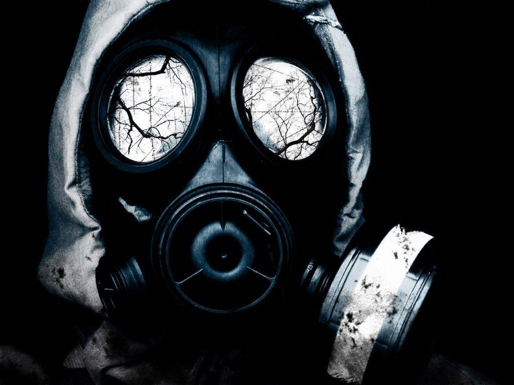 Wallpapers For > Dubstep Wallpapers Gas Mask Green