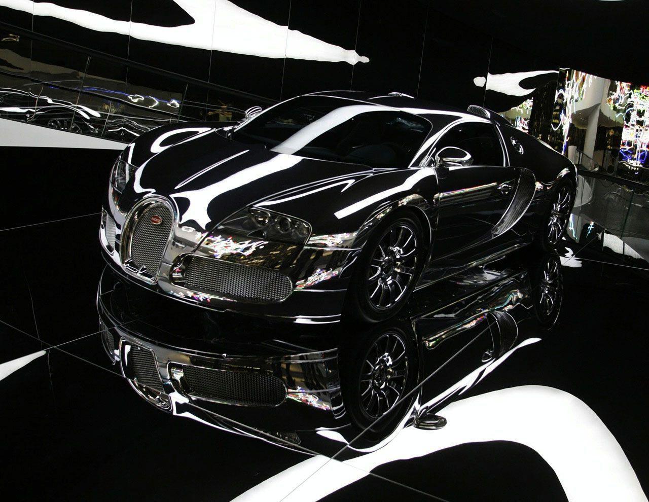 Bugatti Veyron Grand Sport Black HD Wallpaper. Car