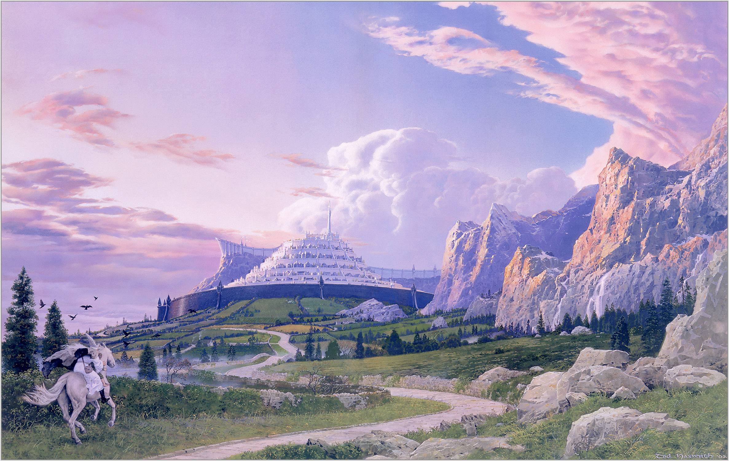 Minas tirith HD wallpaper