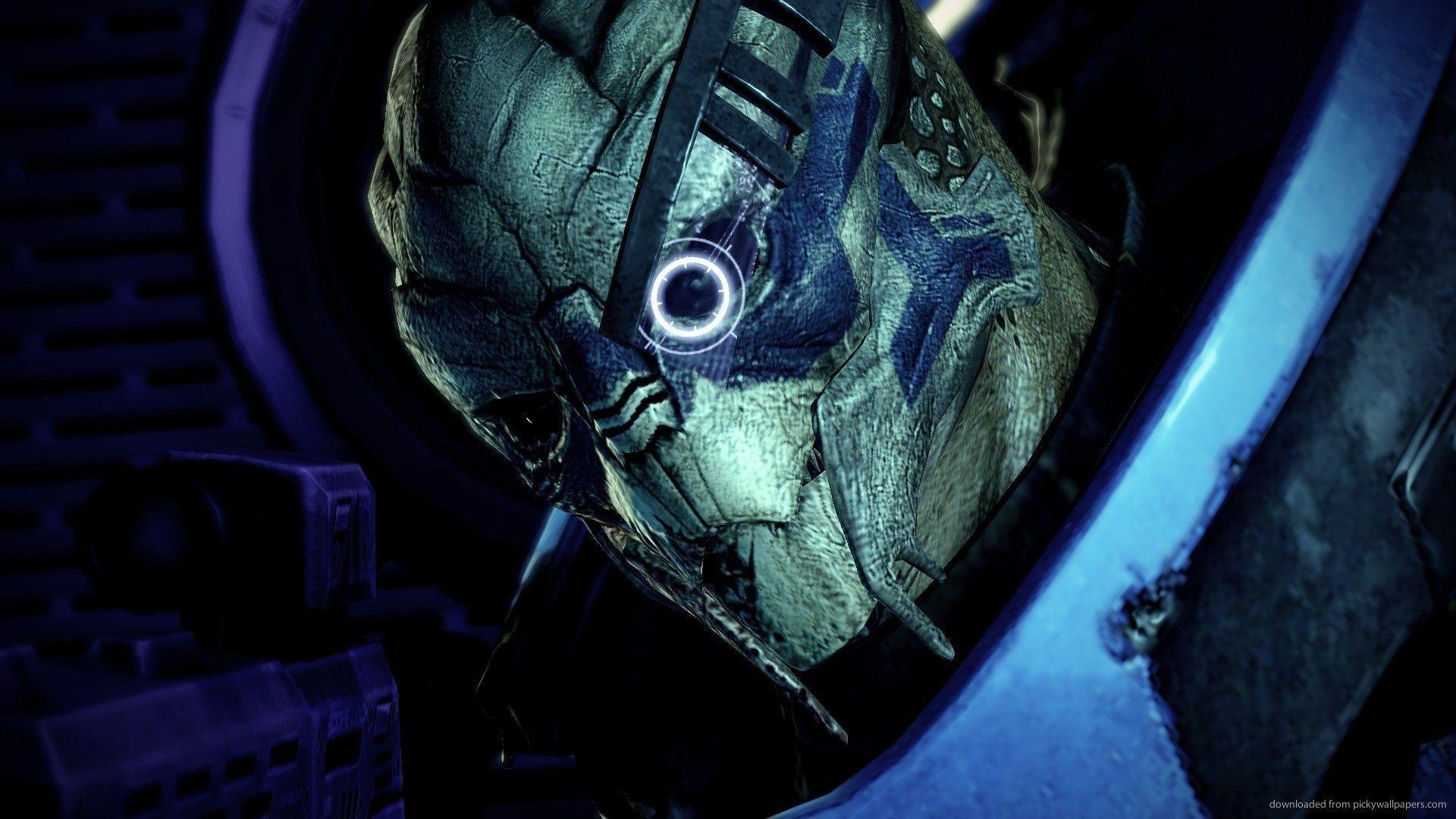 Mass Effect Garrus Portrait Wallpaper For IPhone 3G 3GS