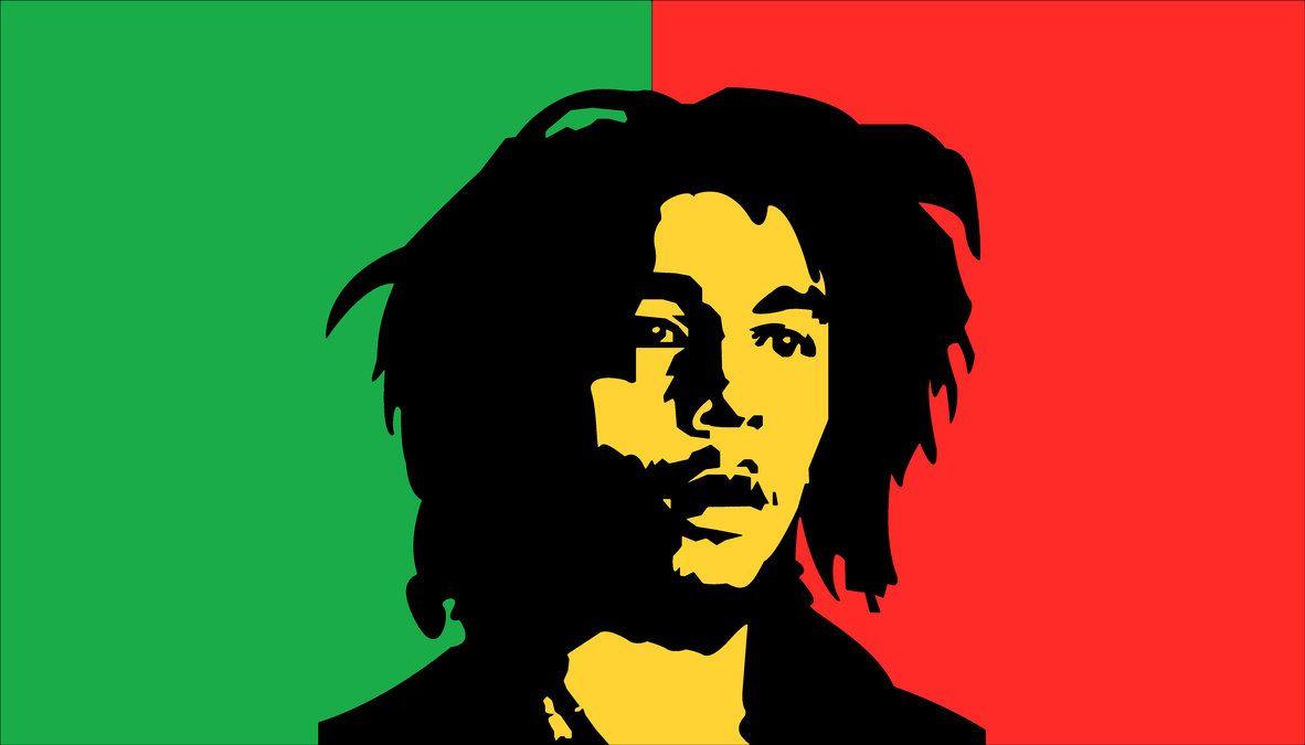 Simple Bob Marley based on One Love Poster