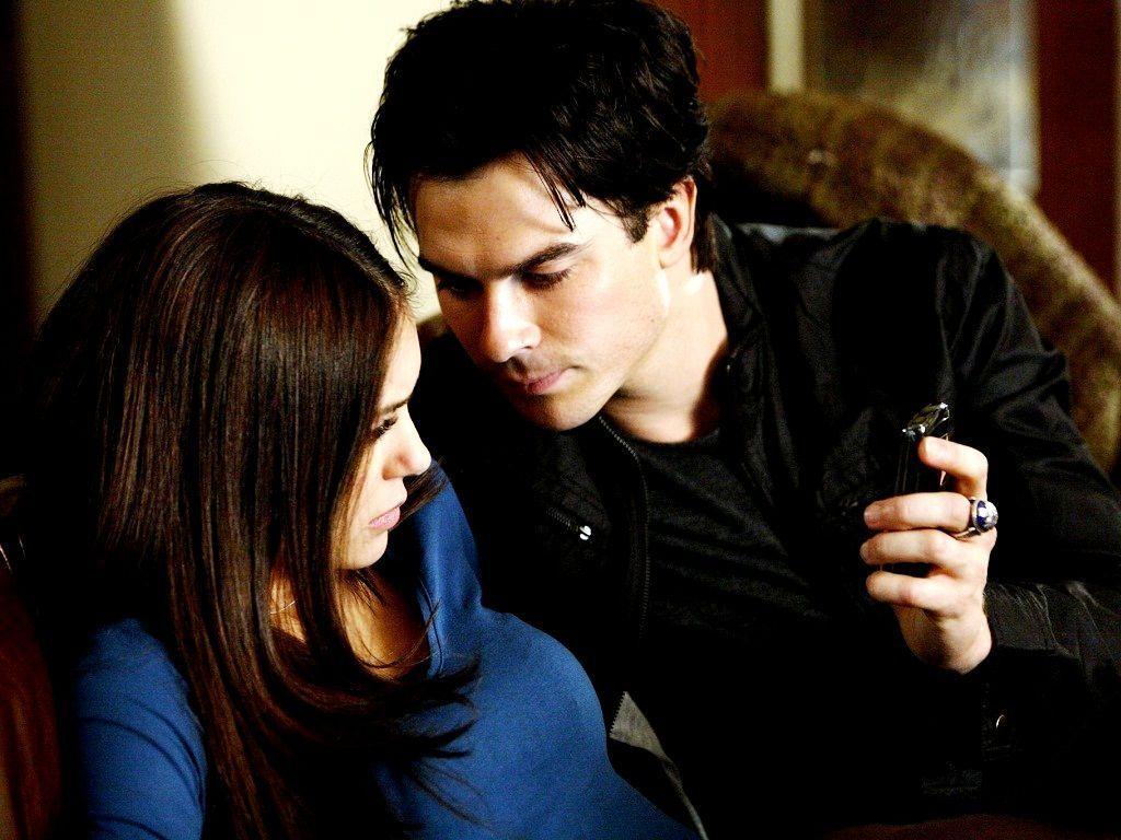 Damon and Elena ❤ & Elena Wallpaper