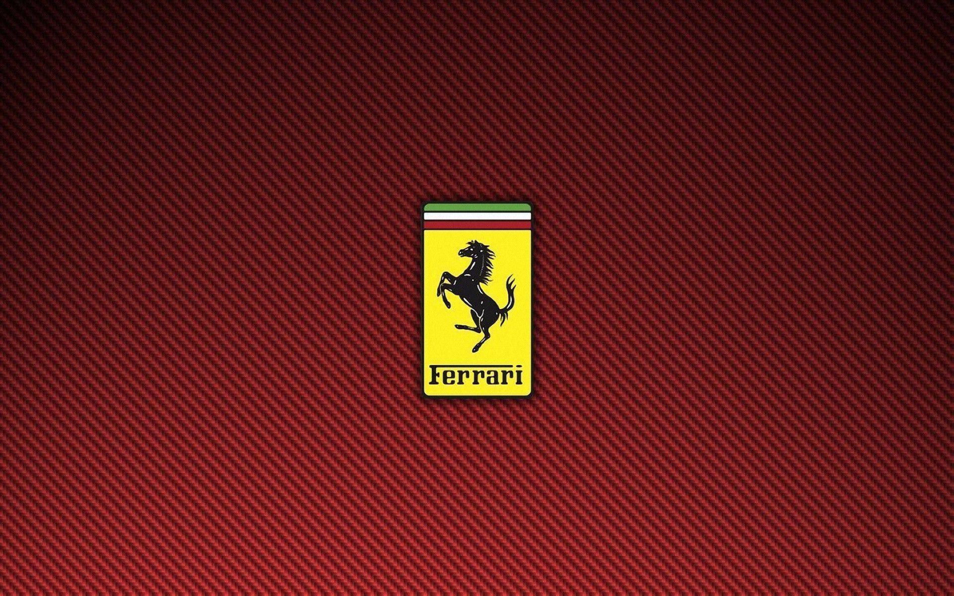 Ferrari shop logo wallpaper