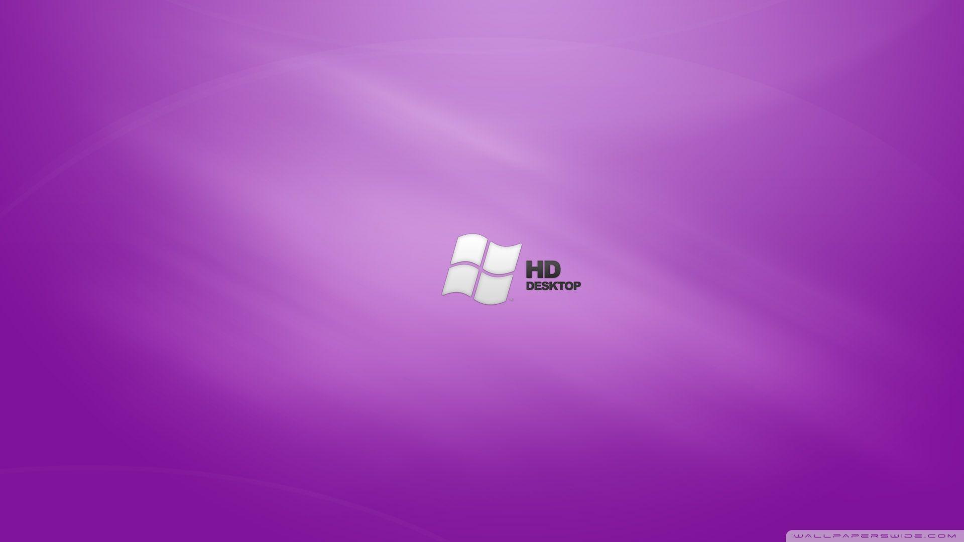 HD Purple Desktop Vista Wallpaper. HD