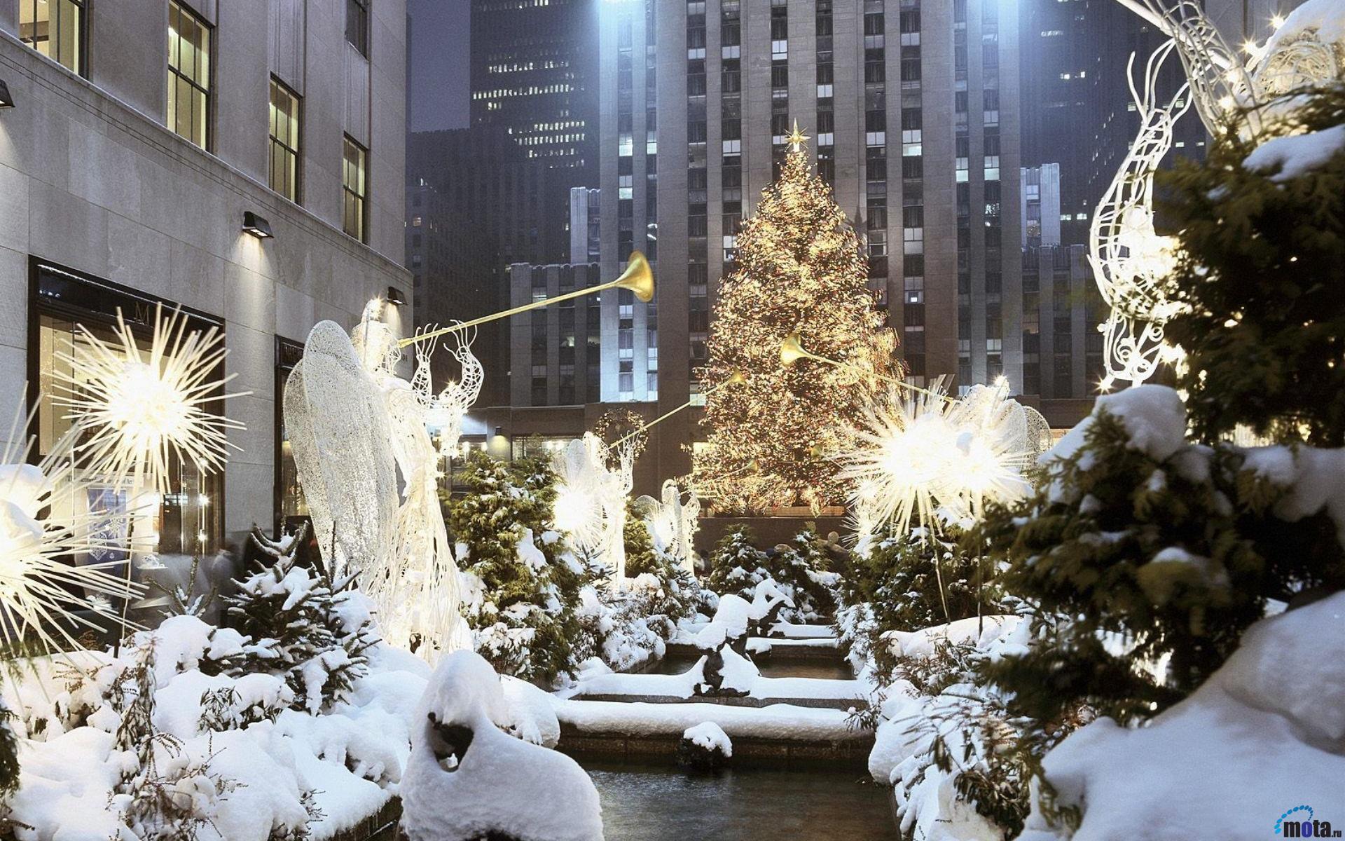 new york christmas wallpaper