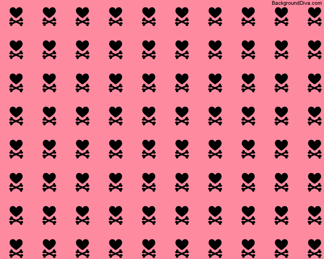 image For > Pink Skull Wallpaper For Desktop