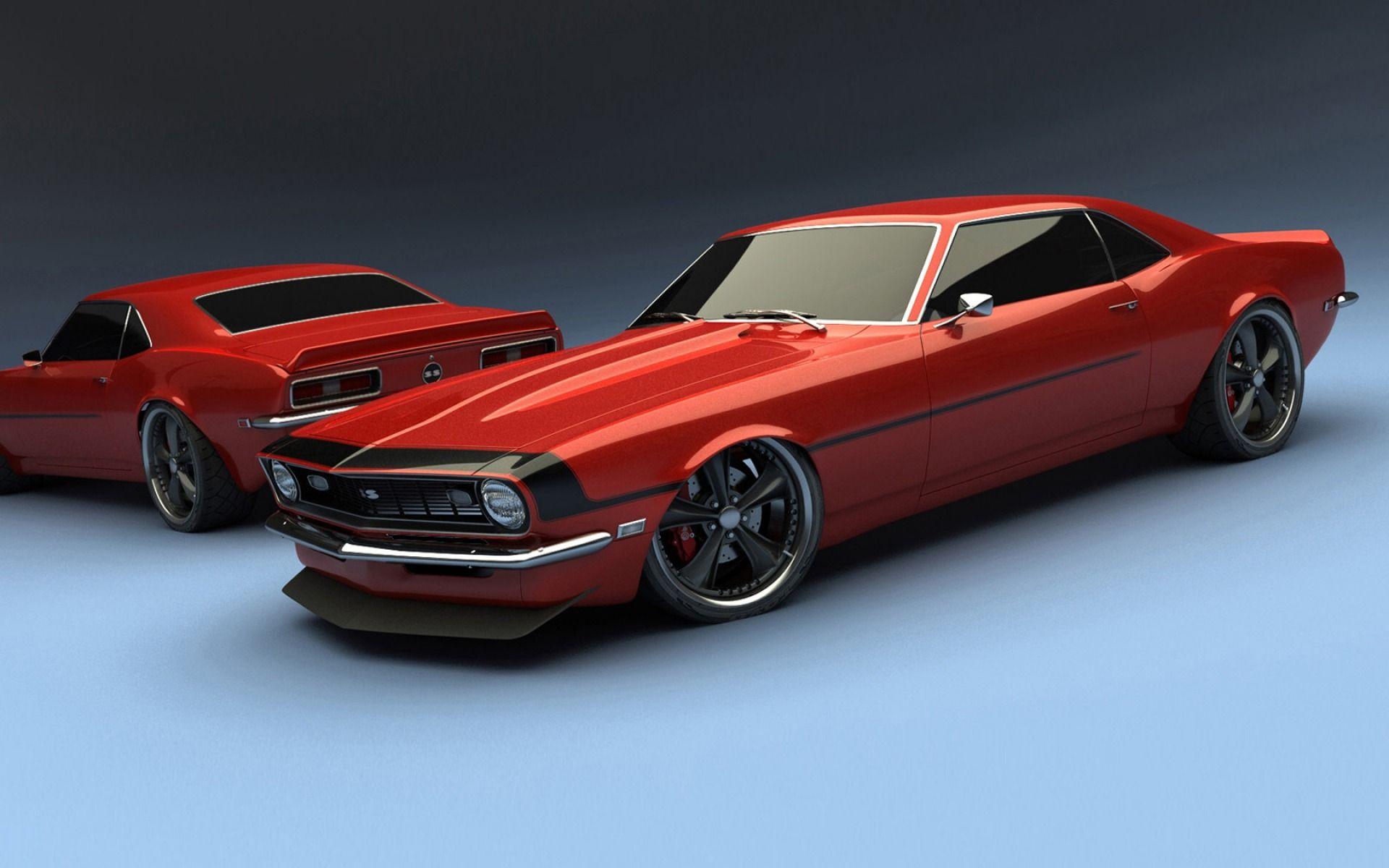 Background Chevy Muscle Cars Image on ScreenCrot.Com