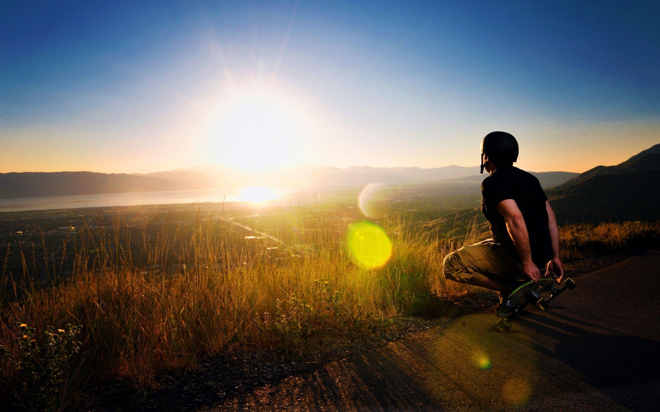 Skateboard Boy Widescreen Wallpaper