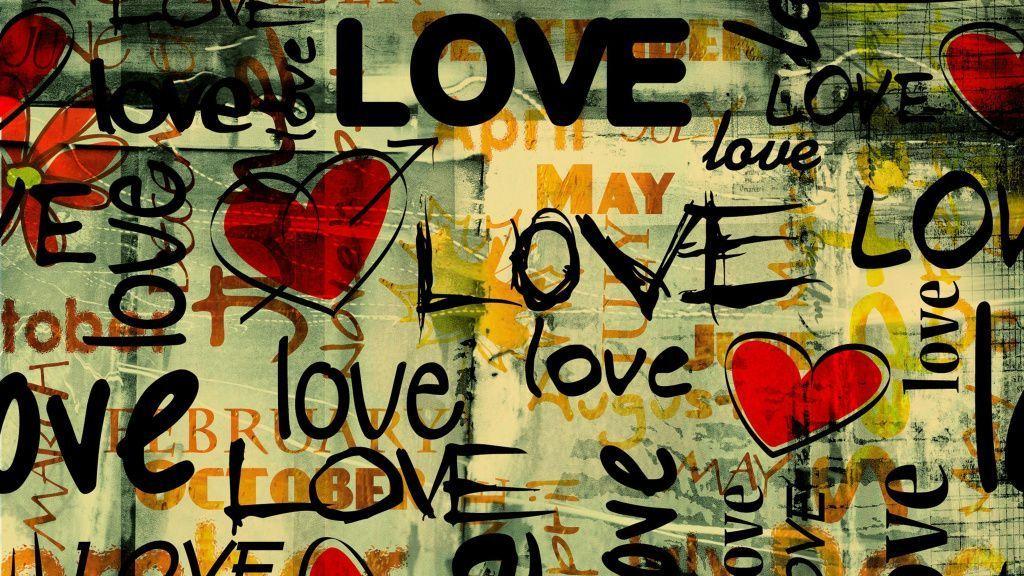 Love Written In Graffiti HD wallpaper « HD Wallpaper