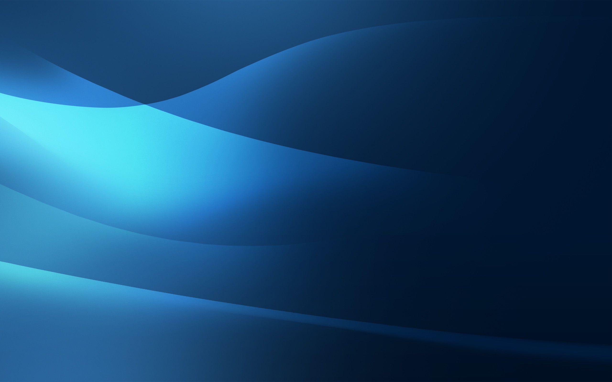 Blue waves background background in 2560x1600 resolution. HD