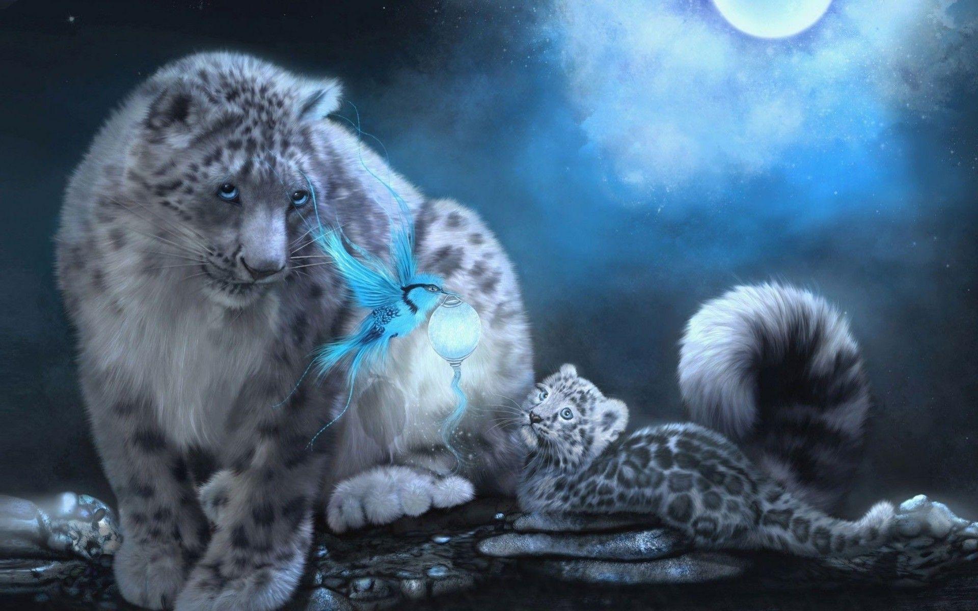 Snow Leopard HD Wallpaper For Desktop Background
