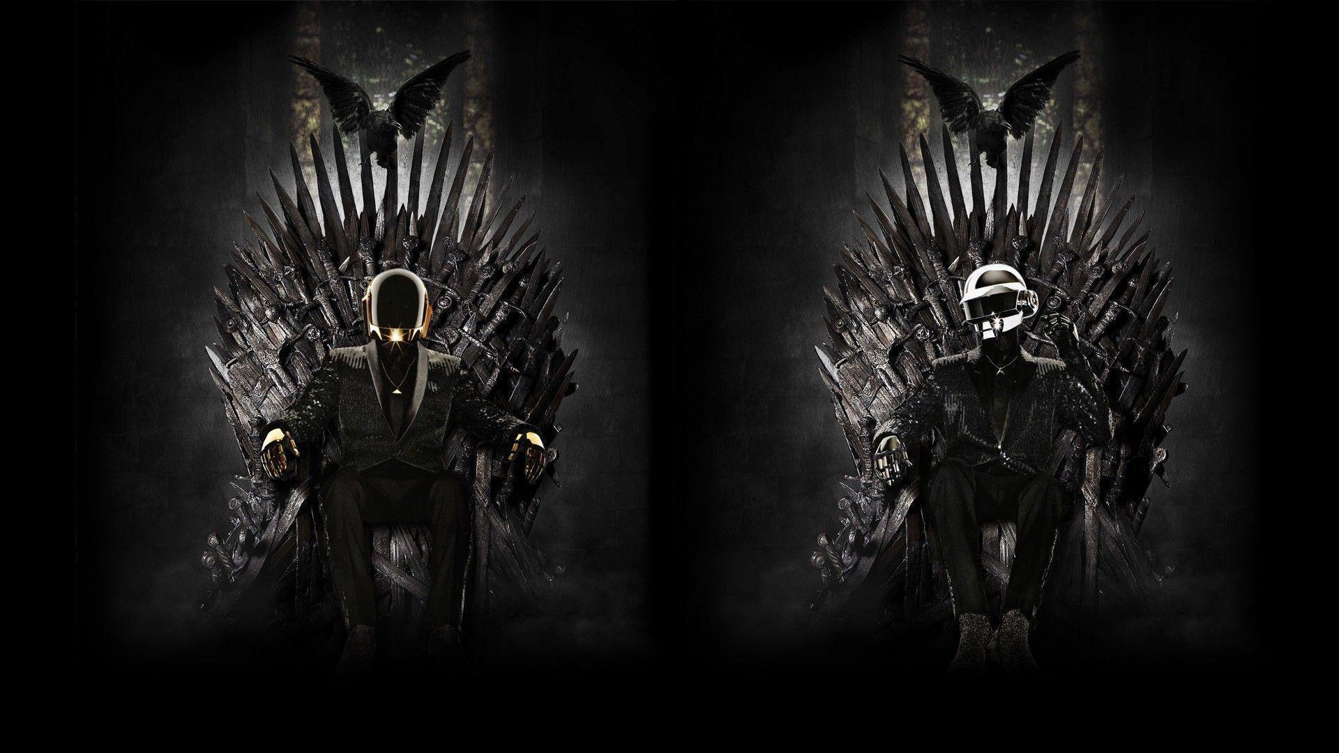 Daft Punk on the Iron Throne Wallpaper #