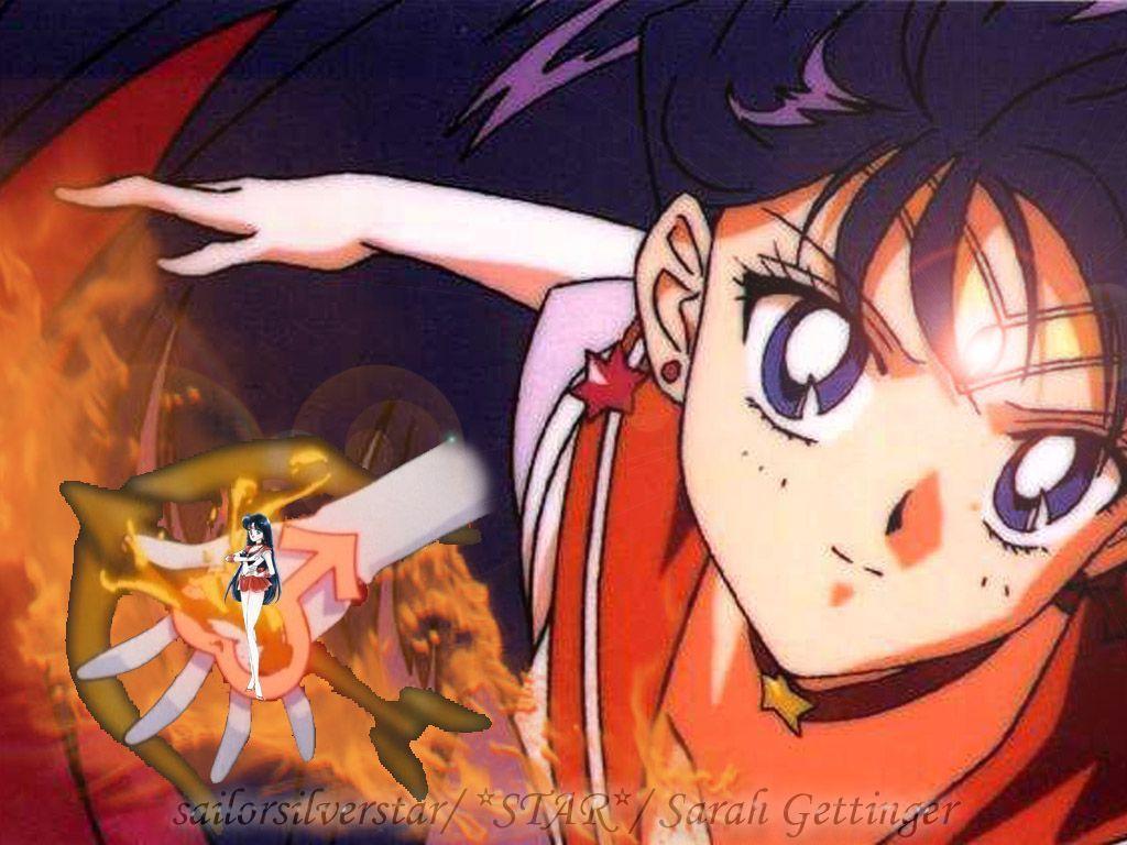 Sailor Mars Moon Wallpaper