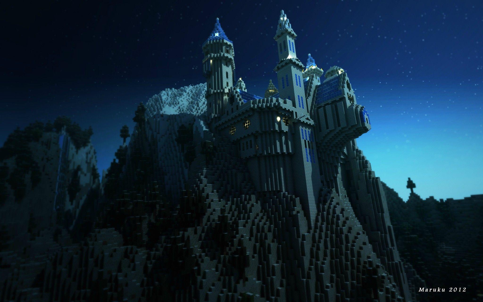 Minecraft Beast Castle, Games Wallpaper, HD phone wallpaper