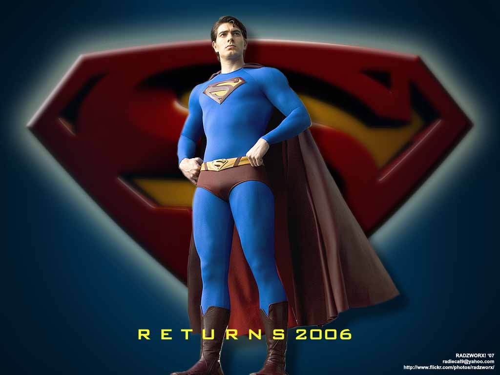 Wallpaper For > Superman Returns Logo Wallpaper