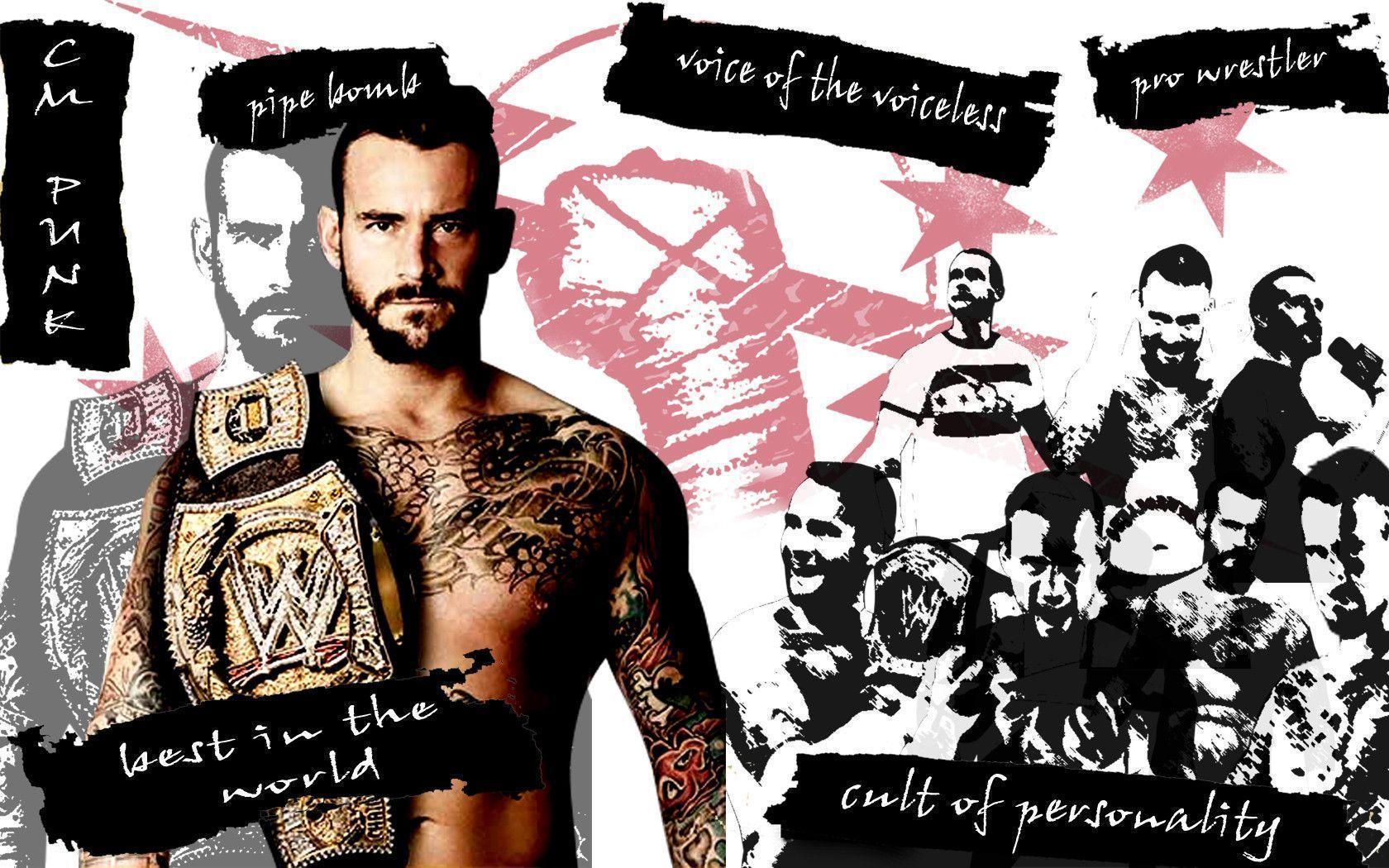 Graphic Break: CM Punk “Quotes” Wallpaper. Hittin&; The Canvas