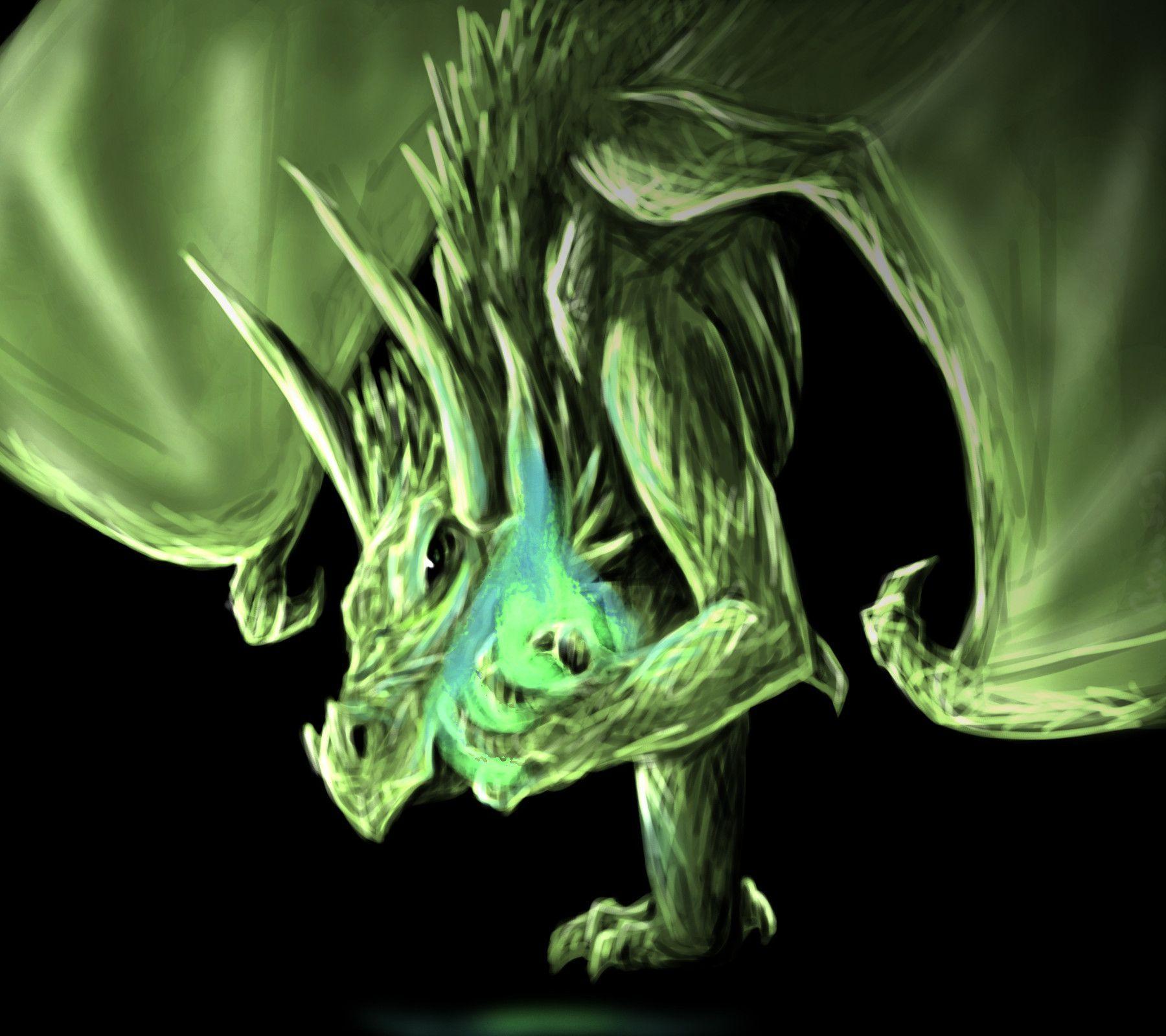 green dragon wallpaper. Green Dragons wallpaper