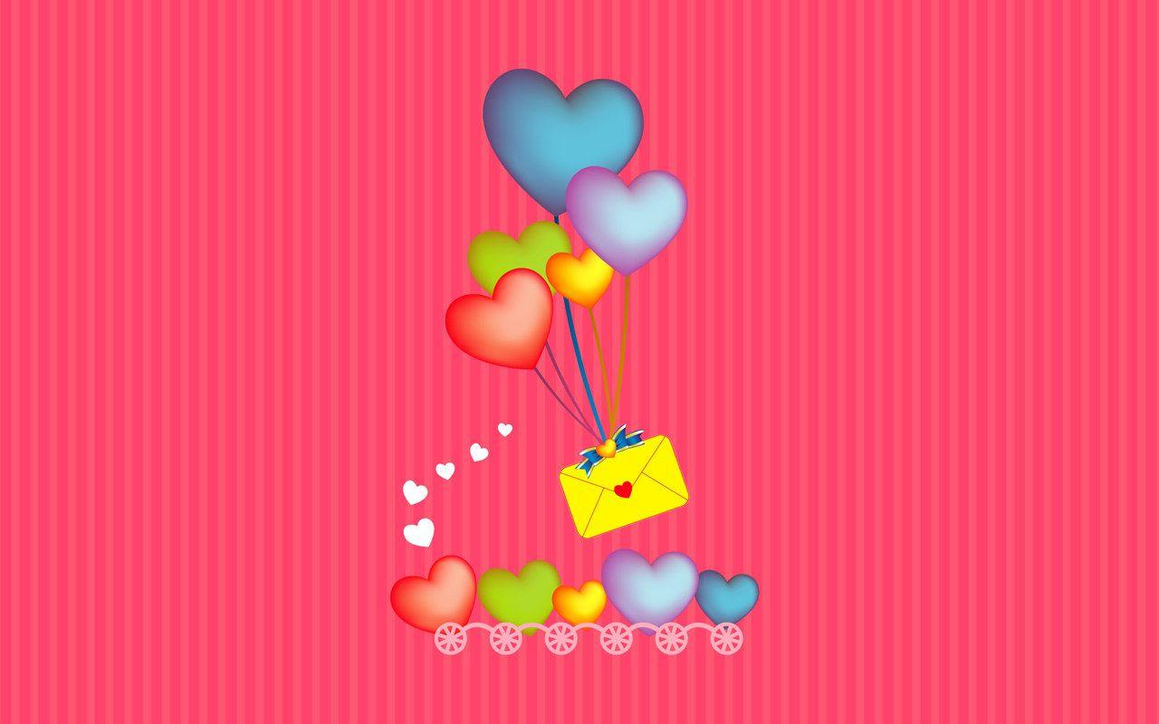cute hearts background