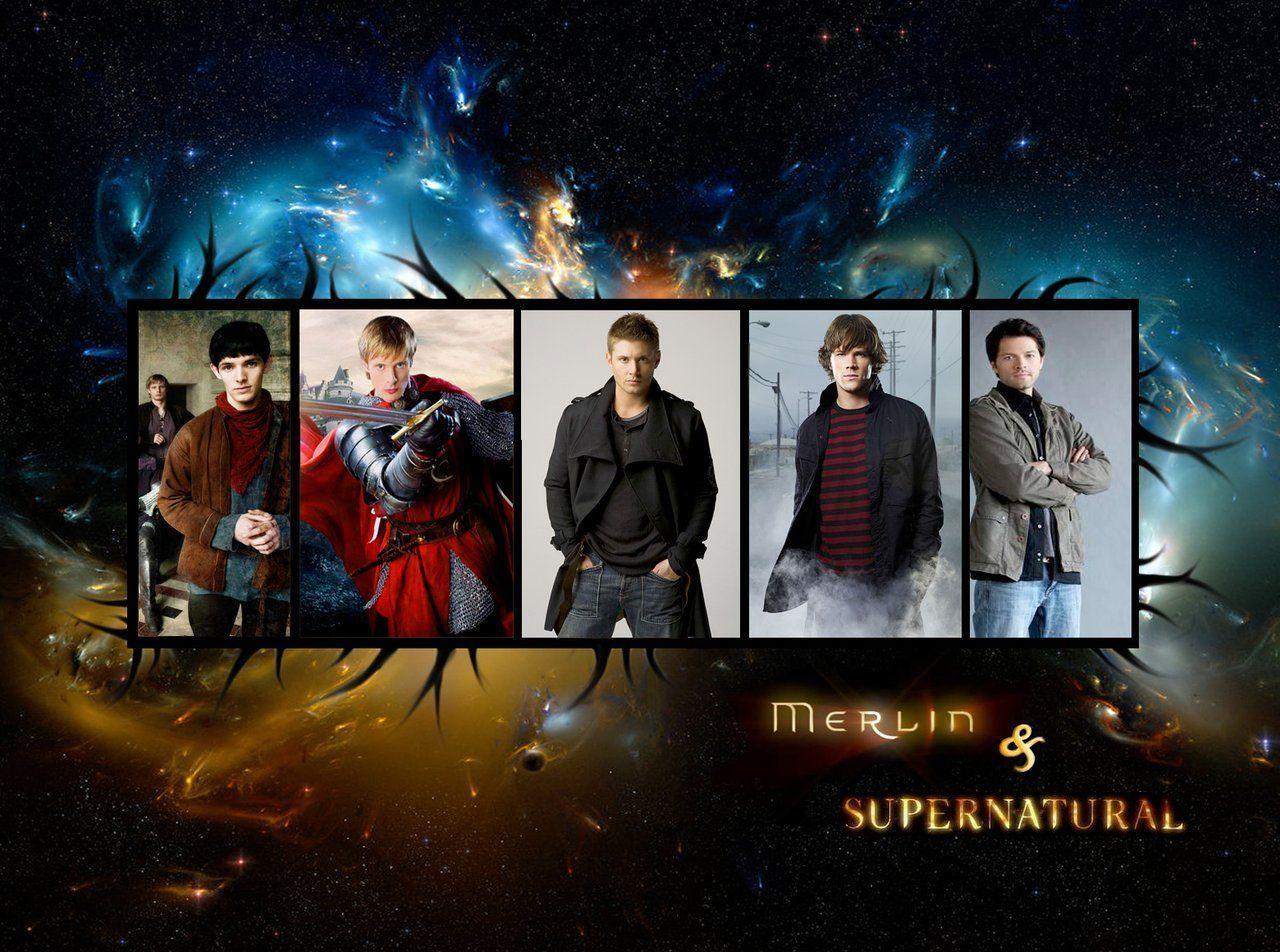 Merlin + SPN desktop wallpaper