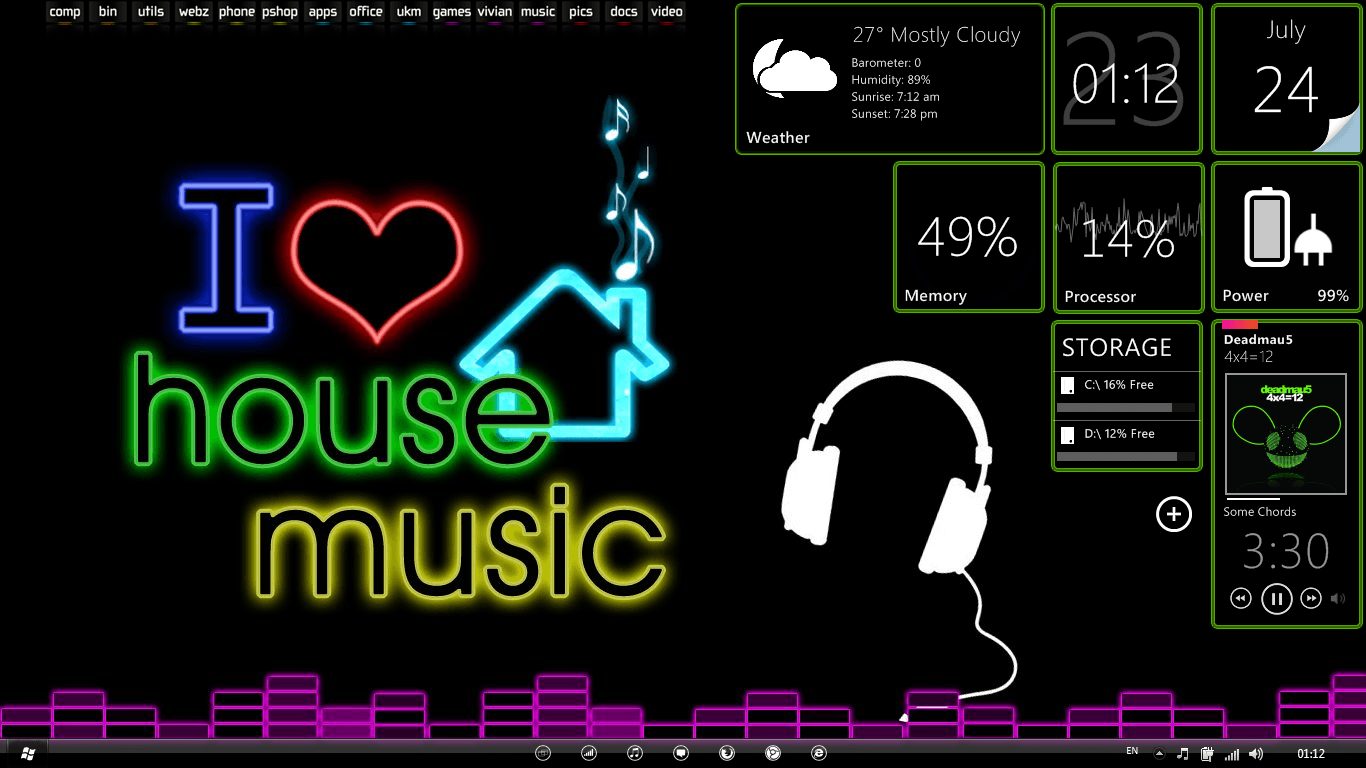 I Love House Music Wallpaper 45514 HD Picture. Top Wallpaper Desktop