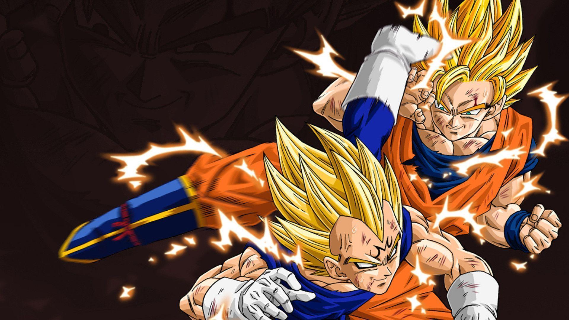 Goku & Vegeta Wallpaper Ball Z Wallpaper