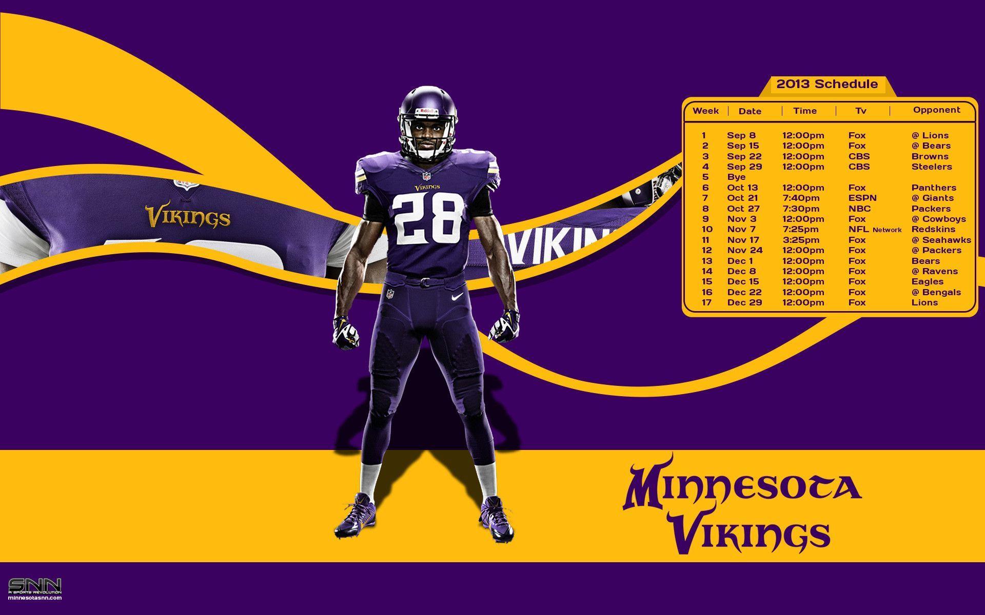 Minnesota Vikings Team Jersey Wallpapers