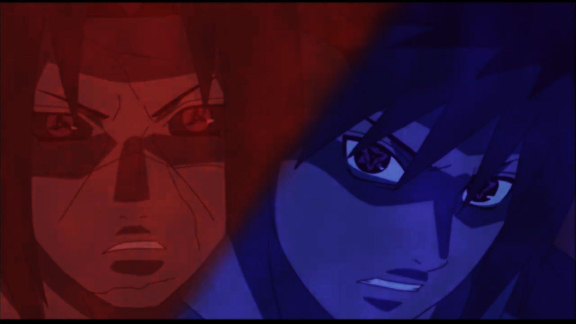 Itachi and Sasuke Susanoo HD Wallpaper