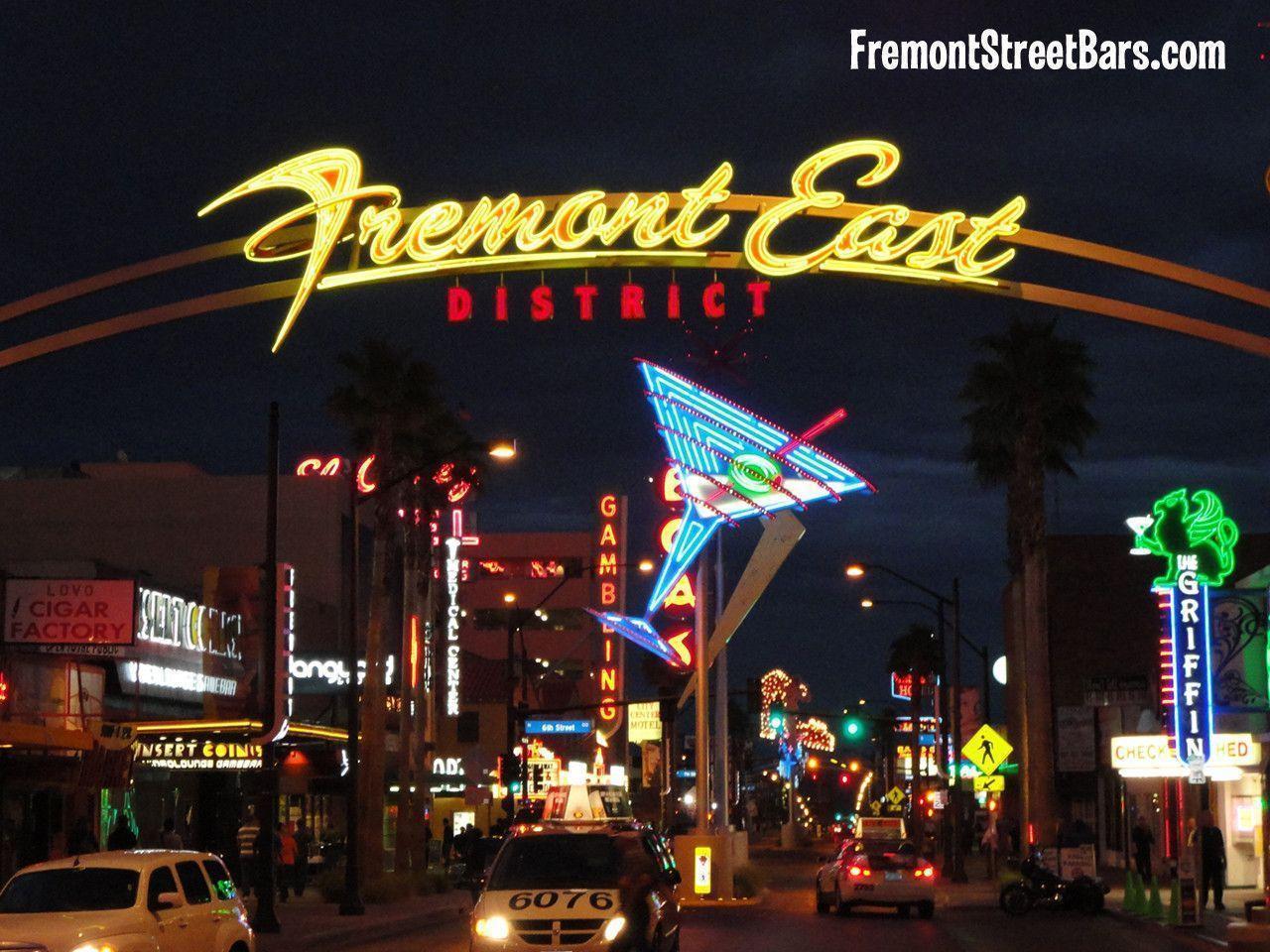 Downtown Las Vegas Desktop Wallpaper. Fremont Street Bars