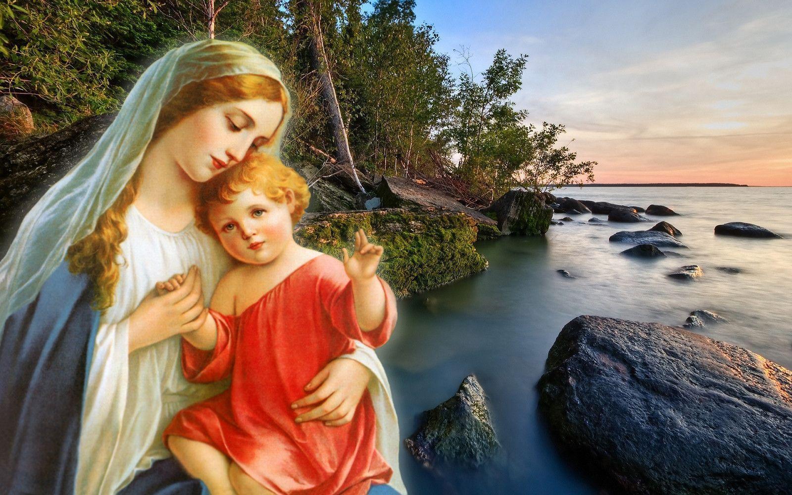 Pics For > Mary Mother Of God Wallpaper