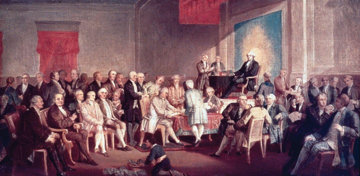 Founding Fathers Signing The Declaration Of Independence