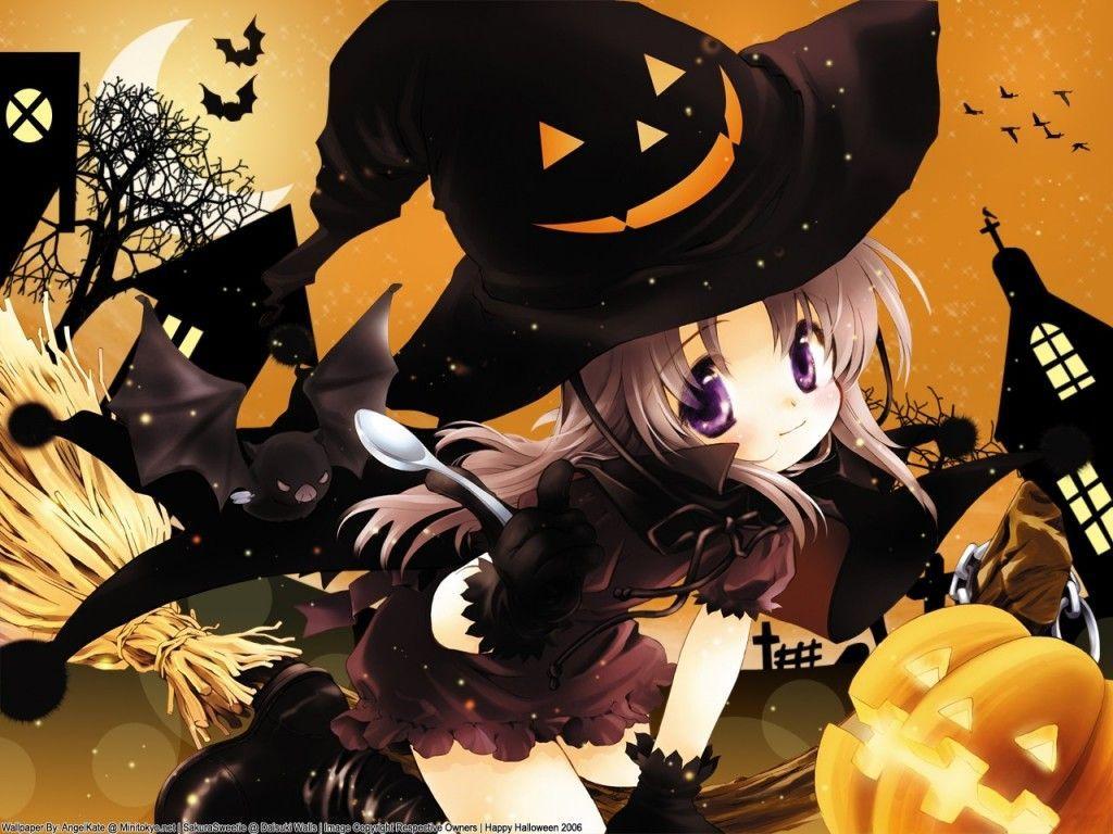 Wallpaper For > Anime Halloween Wallpaper HD