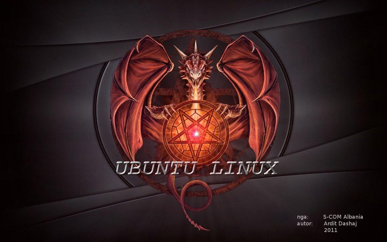 Azenis Dragon Ubuntu, Desktop and mobile wallpaper