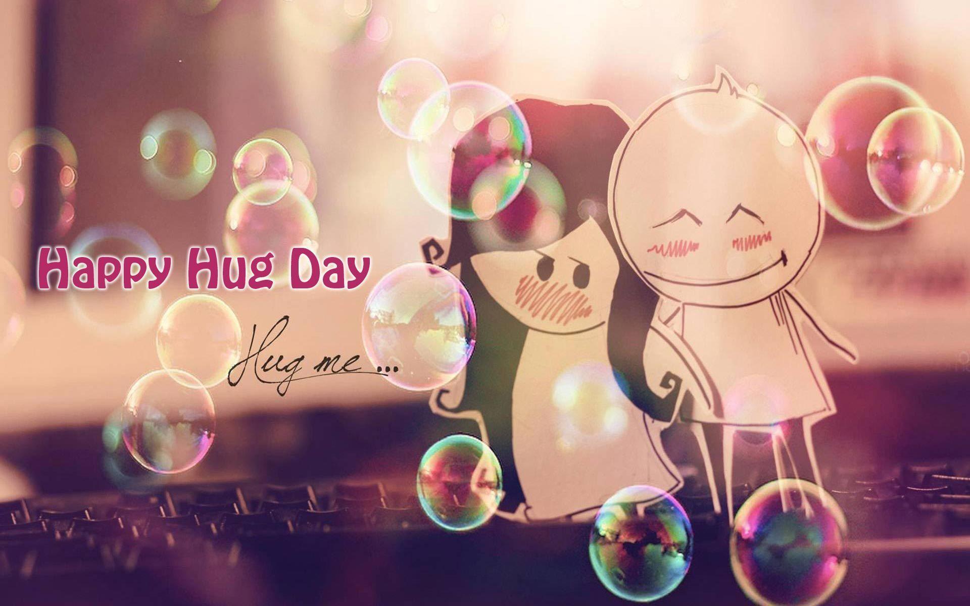 Cute hug Image and Hug messages on Hug Day -Valentine 2015