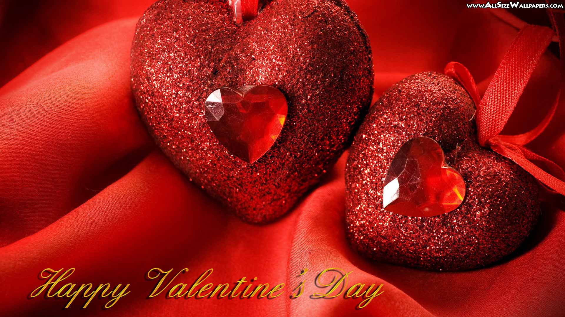 Valentines Day Vector Heart Wallpaper Wallpaper