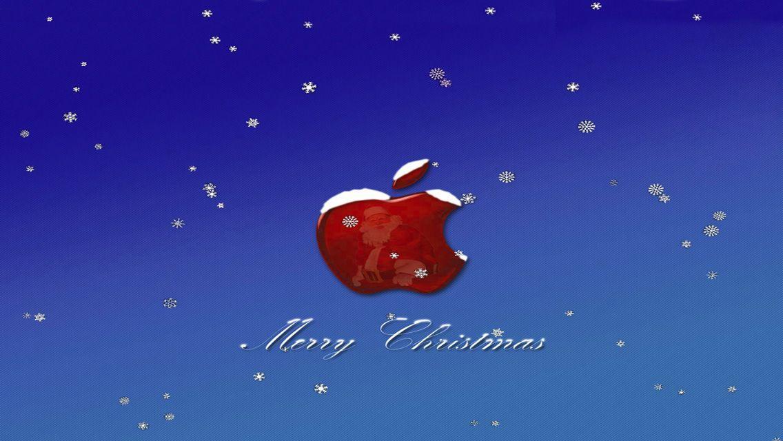 Apple Wallpaper Download Merry Christmas Apple Wallpaper