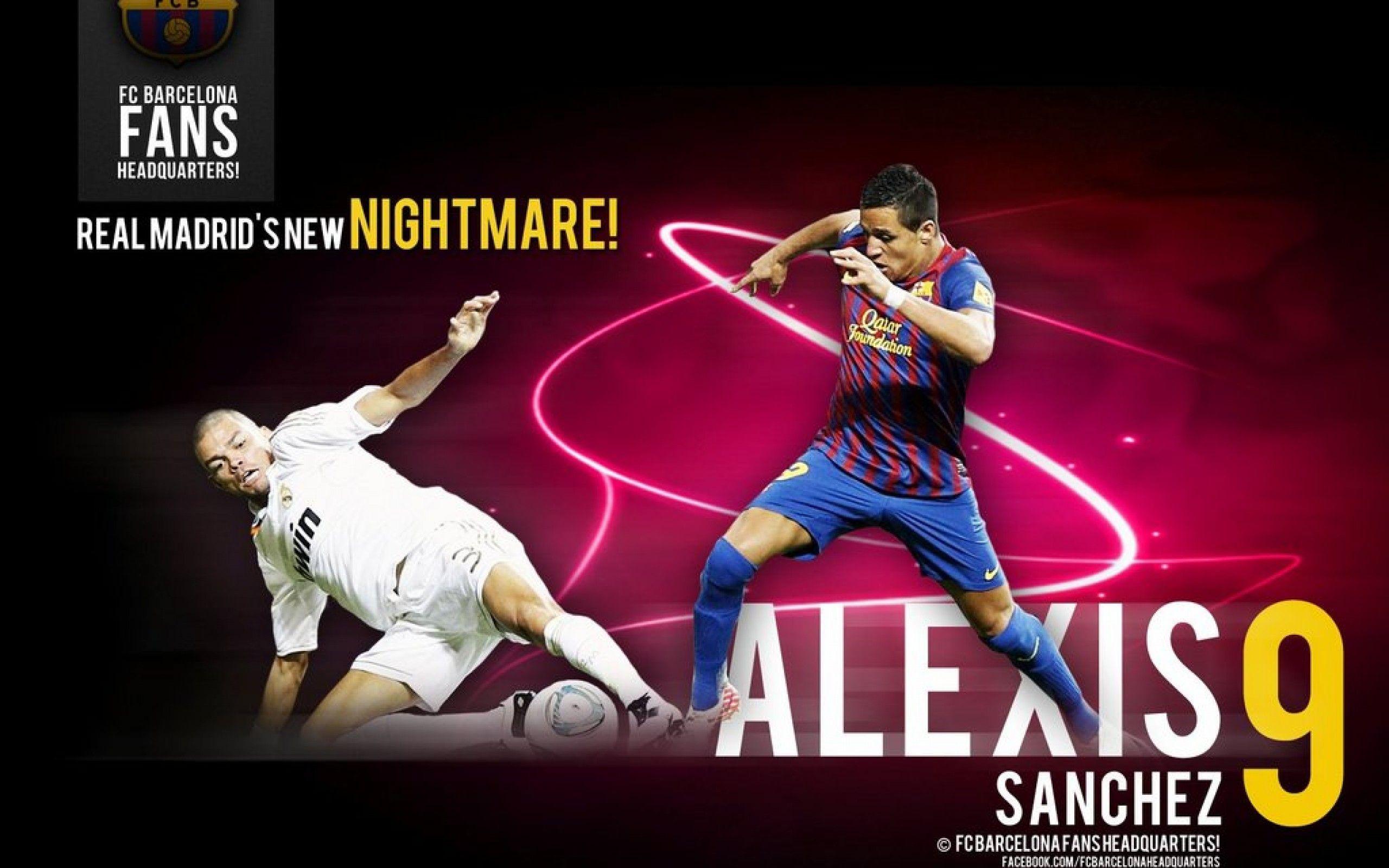 Alexis Sanchez wallpaper Barcelona