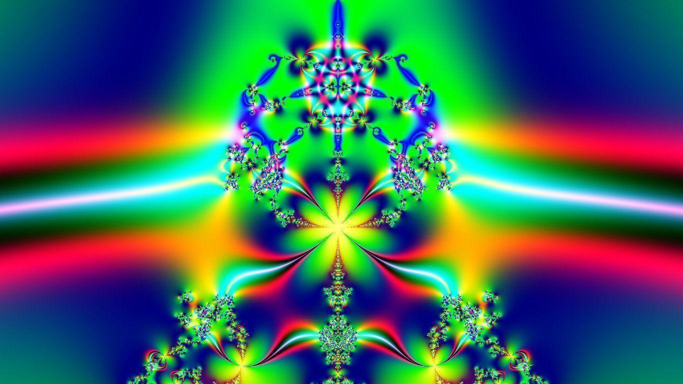 bright colors of fractal