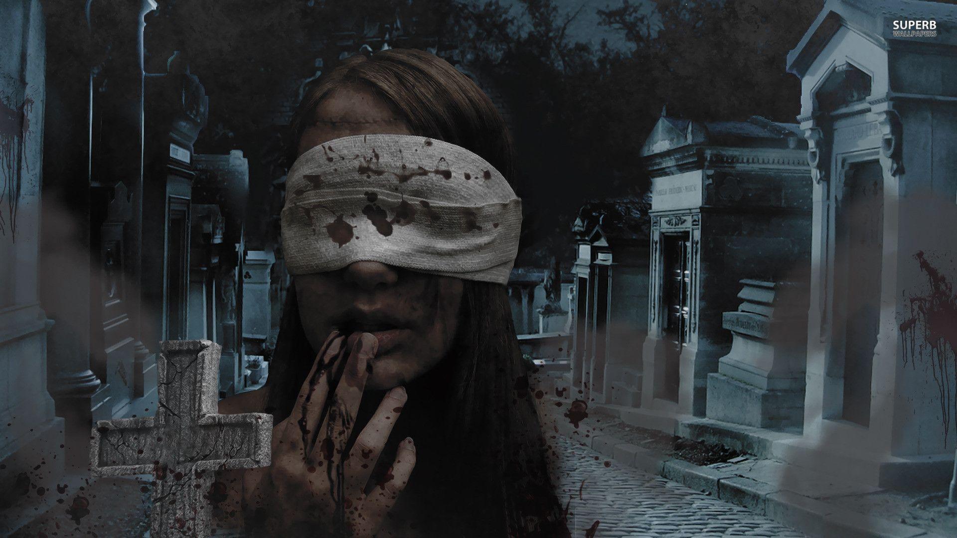 Girl In The Cemetery 23449