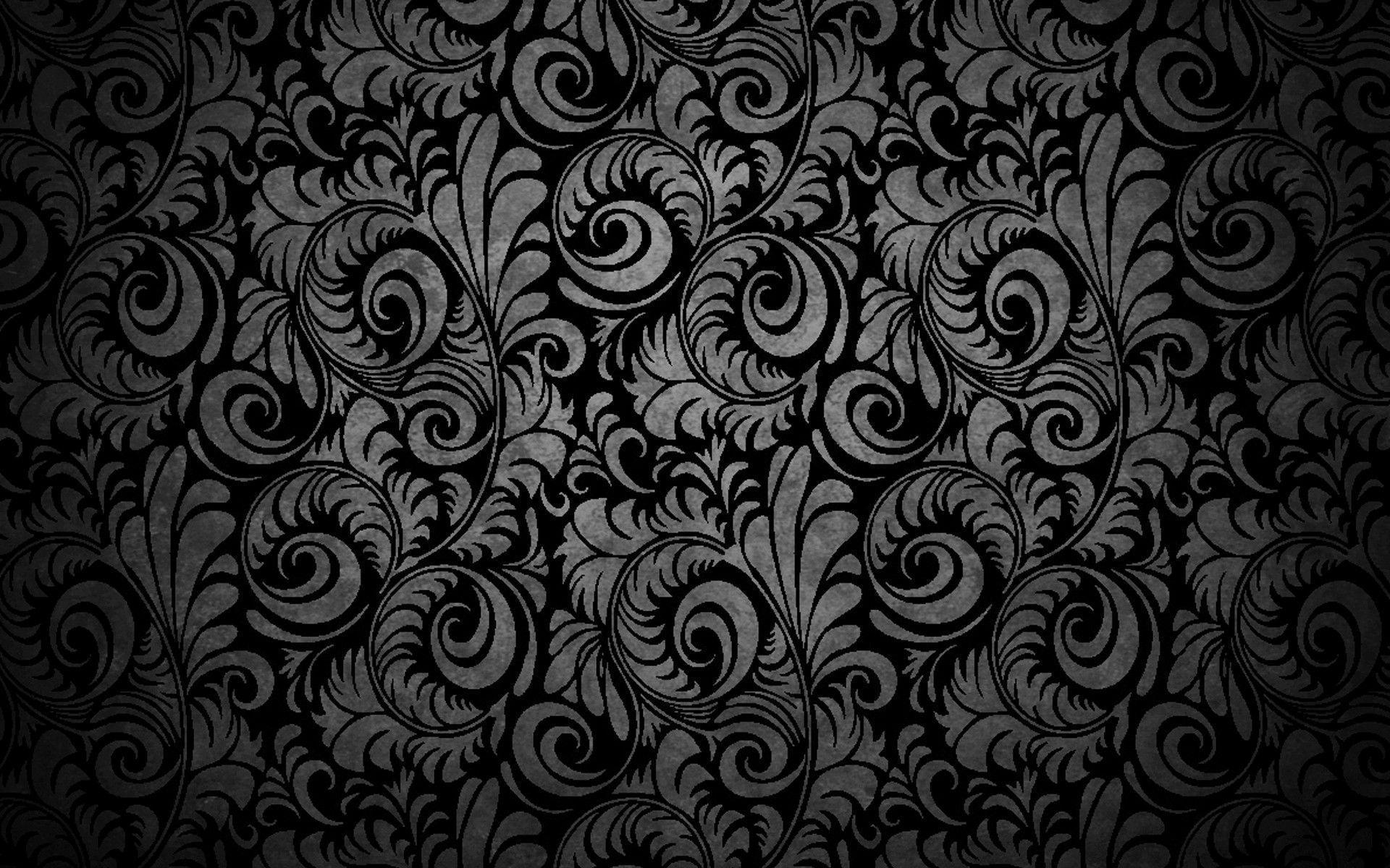 Black Pattern HD Wallpaper For Desktop Background