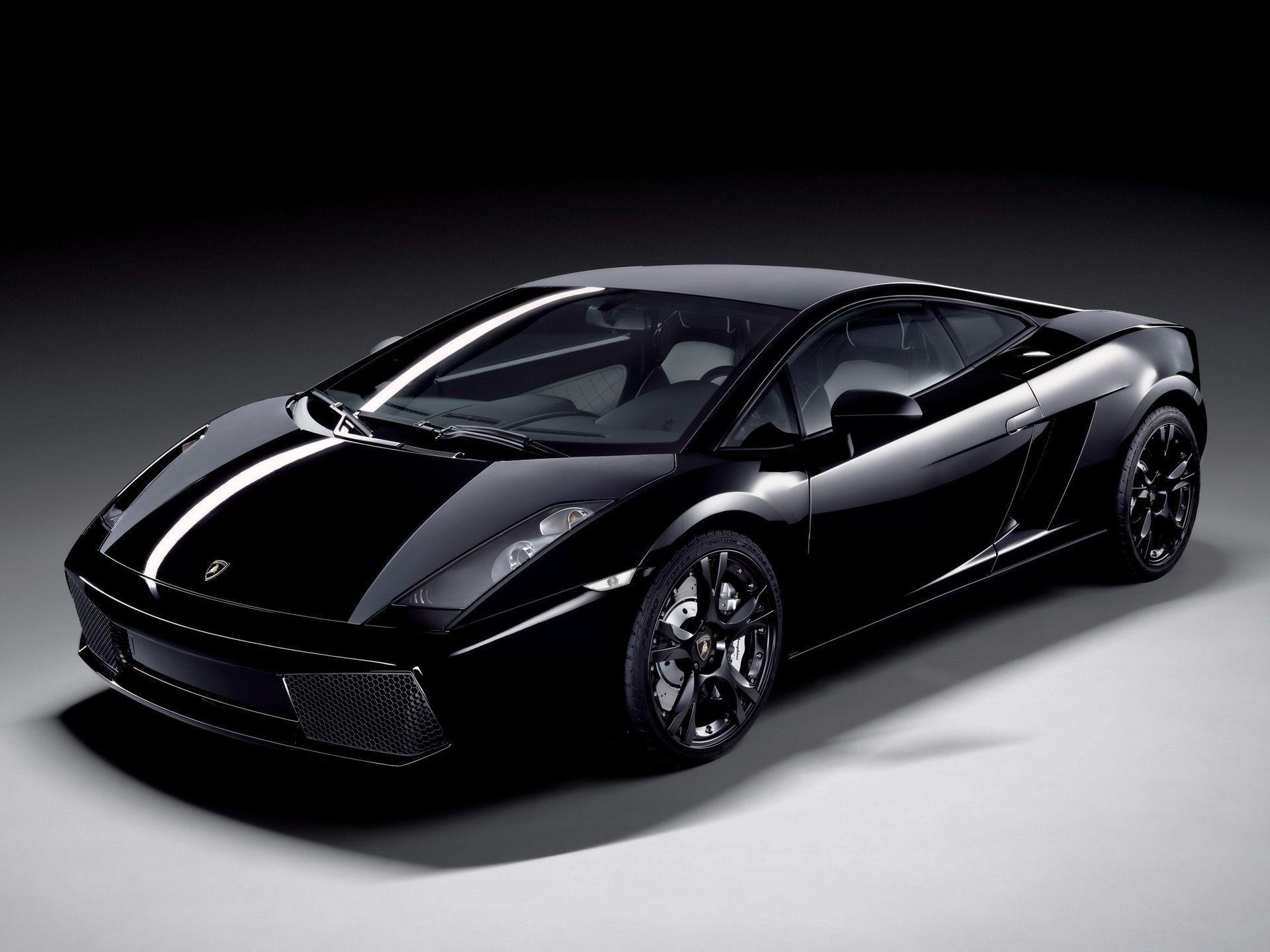 Black Lamborghini Gallardo Spyder Wallpaper