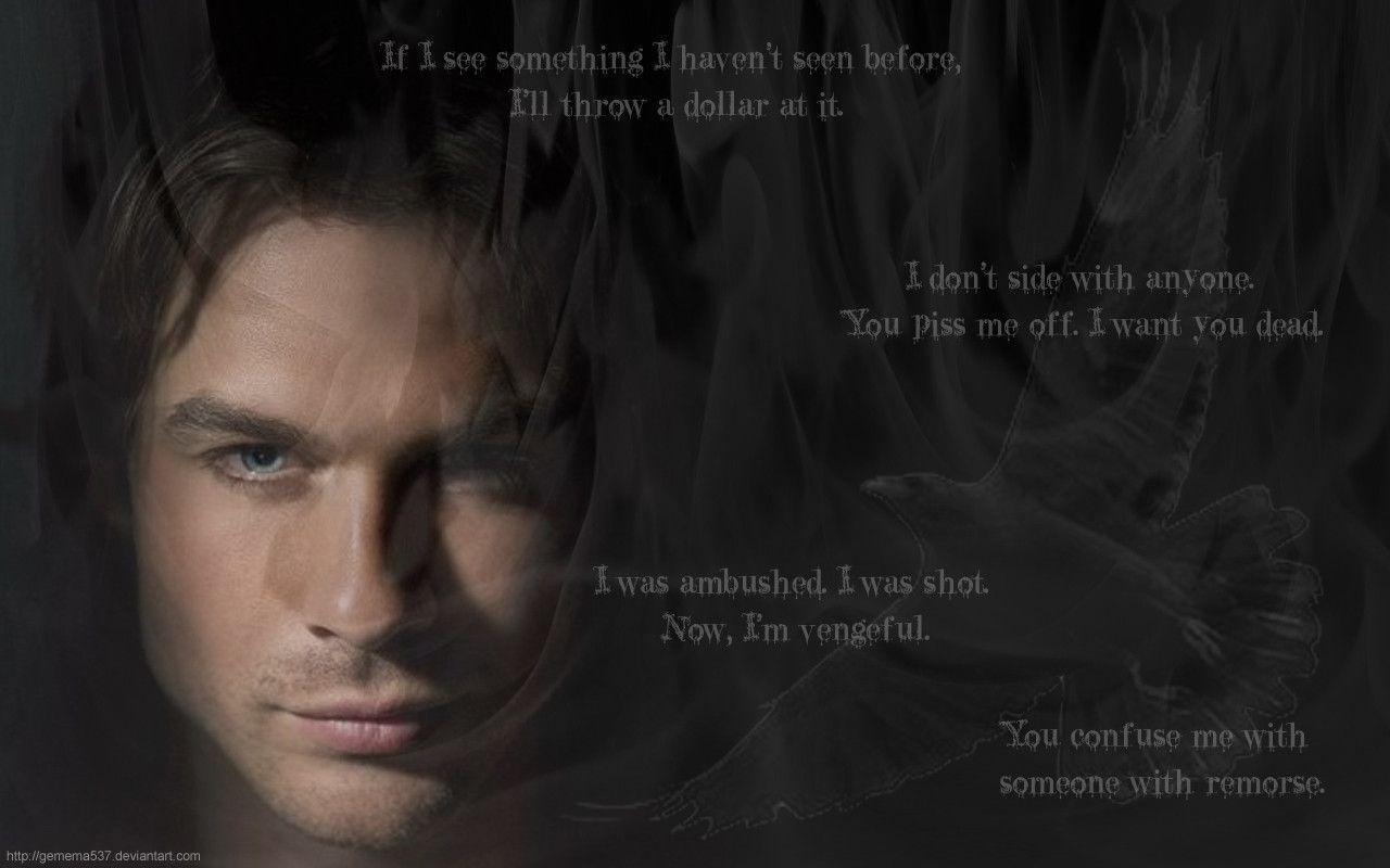 Image For > The Vampire Diaries Damon Quotes
