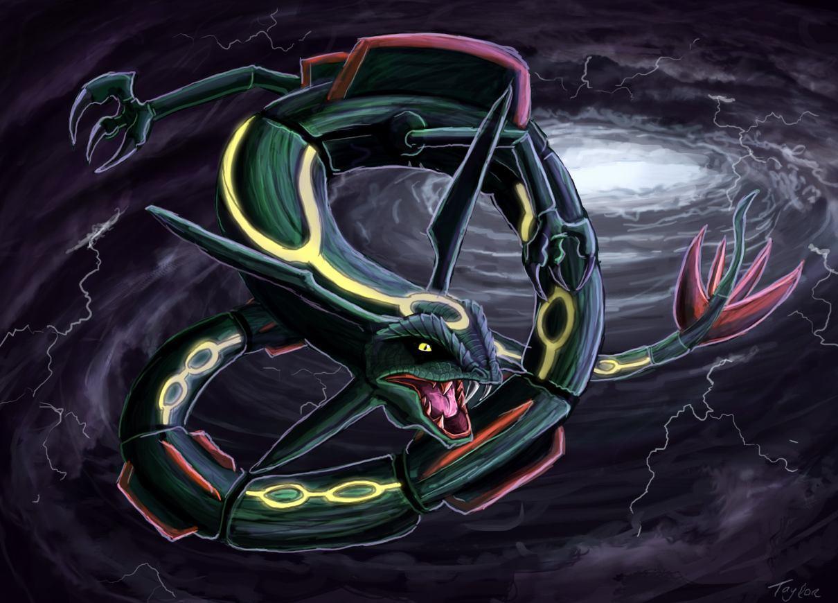 Shiny Mega Rayquaza Wallpaper Pokemon mega rayquaz by himew1235 on