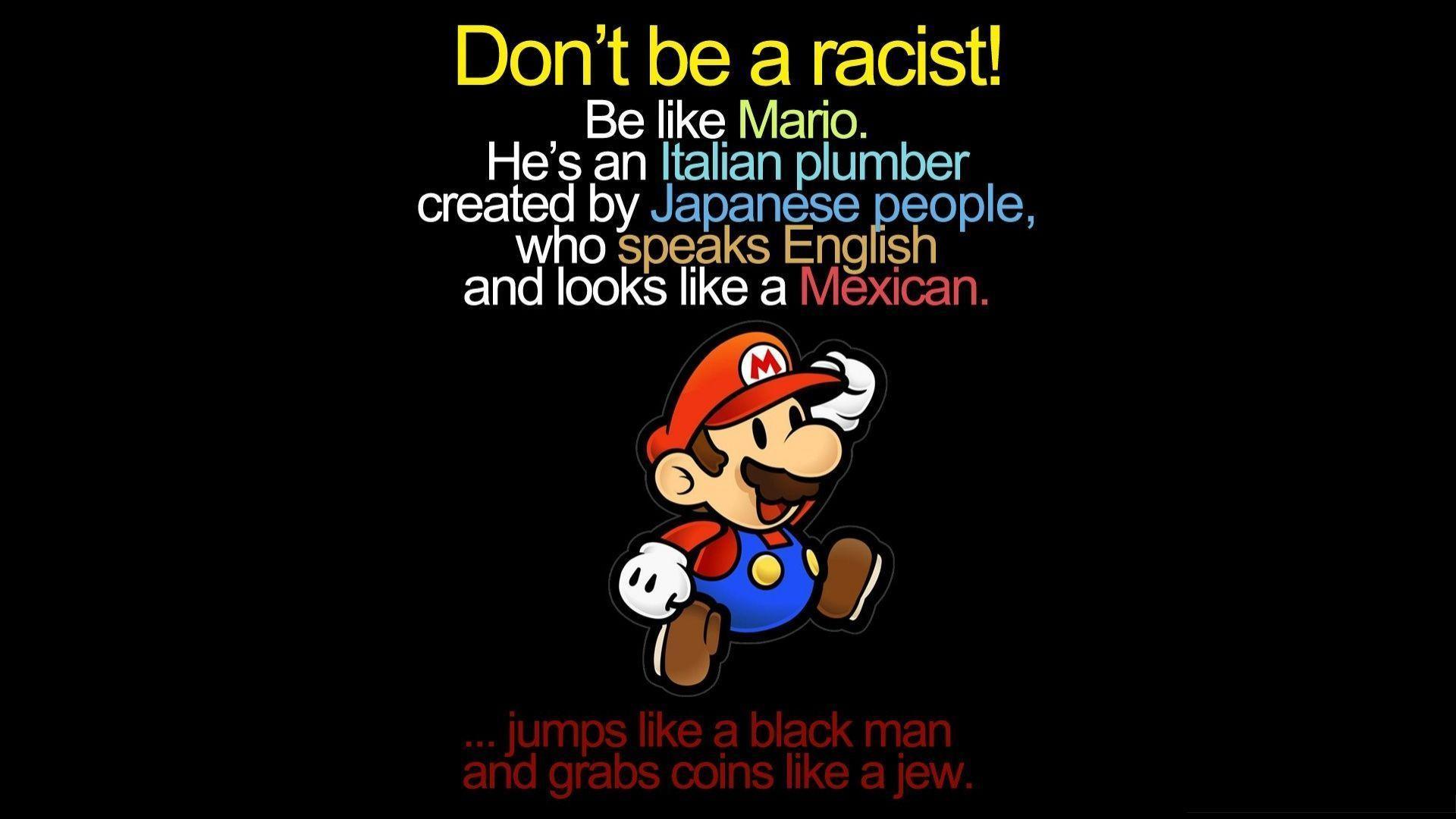 Dont be a racist Wallpaper