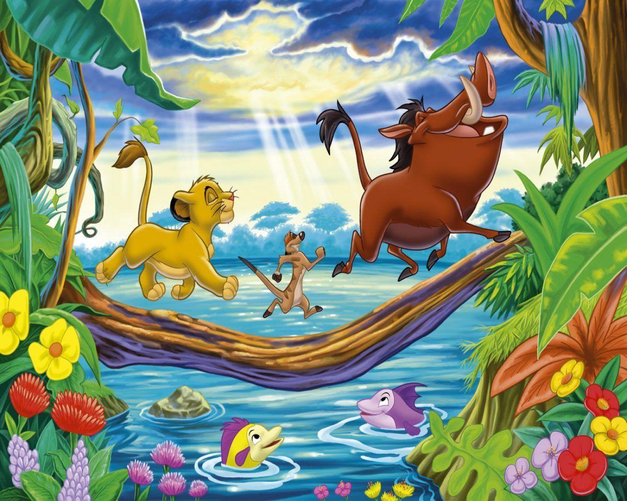 image For > Timon And Pumbaa Wallpaper