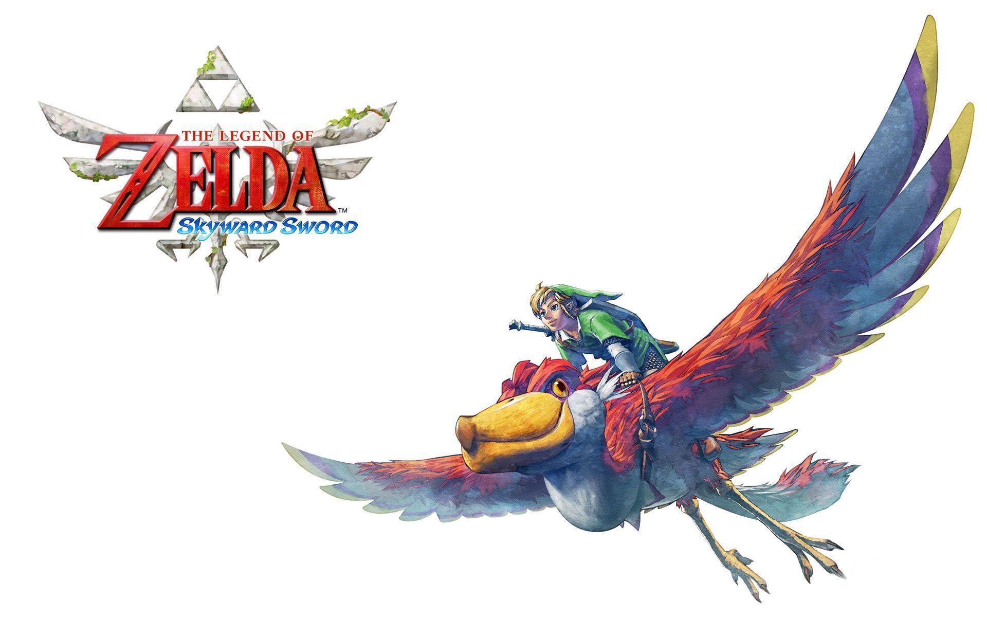 Pix For > Skyward Sword Wallpaper Zelda And Link