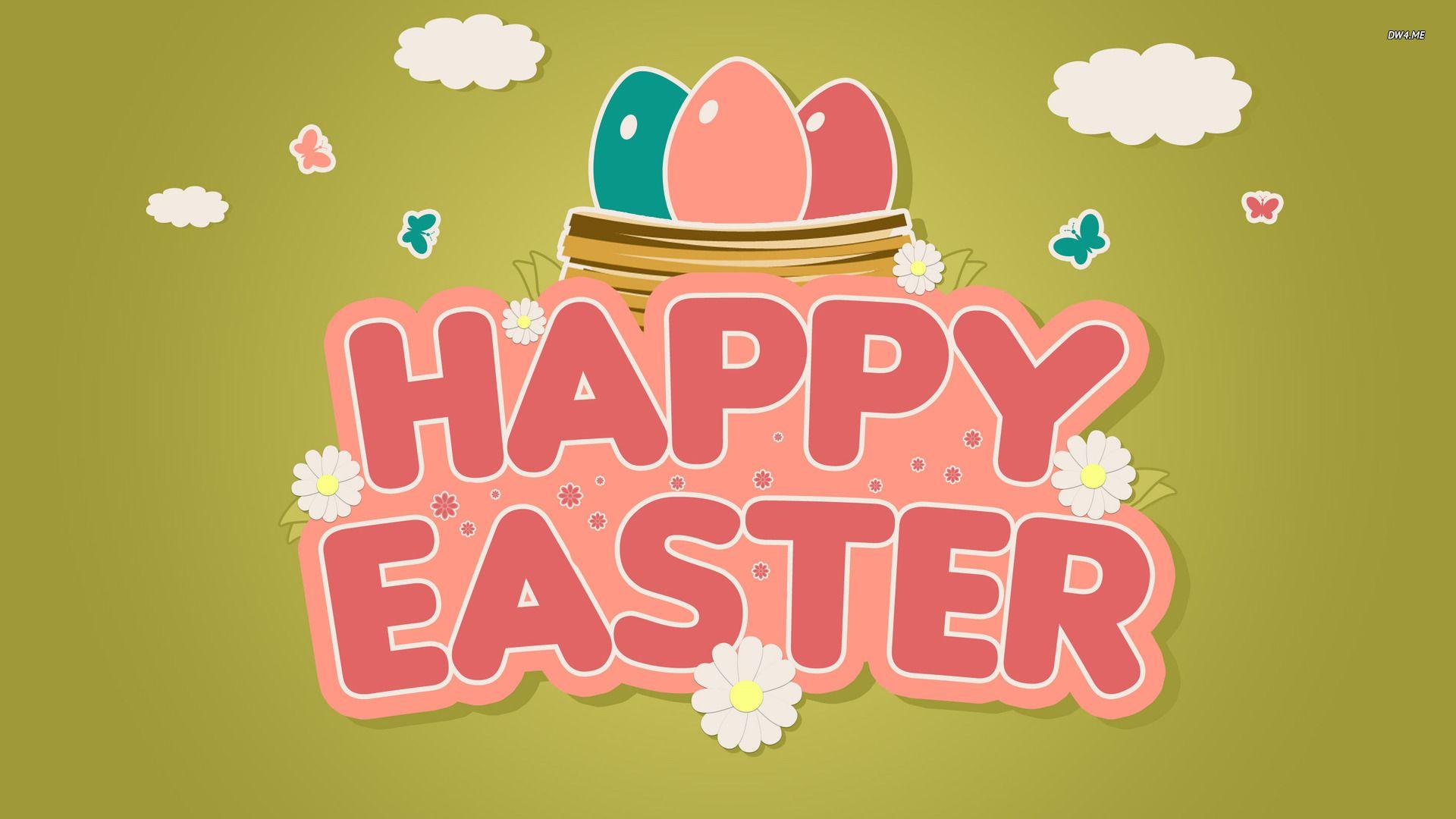 Happy Easter Easter All My Fans Wallpaper